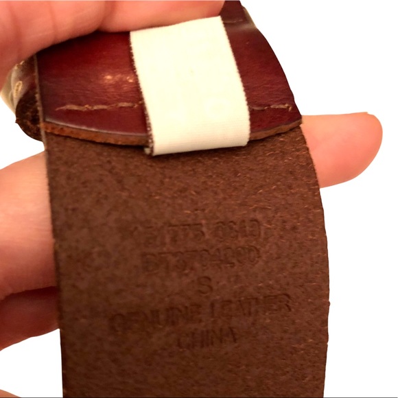 FOSSIL brown leather belt small ladies - Picture 6 of 10